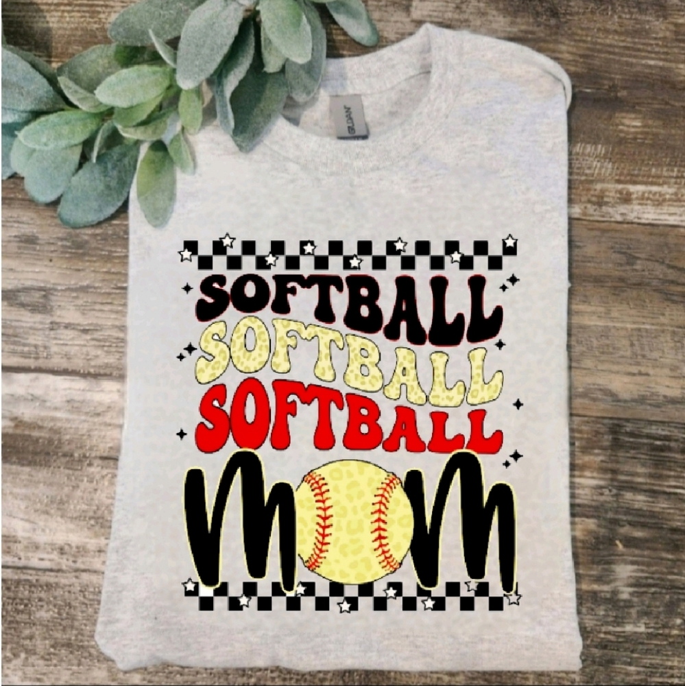 Softball mom shirt sports ball mama cute popular trending trendy